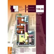 Apartament 4 camere, 158 mp