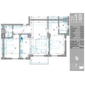 Apartamentul 19 - 3 camere, 110.7 mp (87.5)
