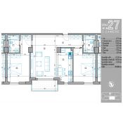 Apartamentul 27 - 3 camere, 101.8 mp (81)