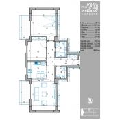 Apartamentul 29 - 3 camere, 104.5 mp (74.8)