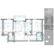 Apartamentul 30 - 3 camere, 97.6 mp (77.4)