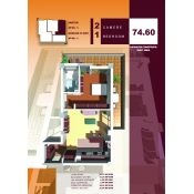 Apartament 2 camere, 74.6 mp
