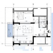 Apartament 2 camere, 70.5 mp