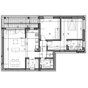 Apartament 3 camere, 119.1 mp