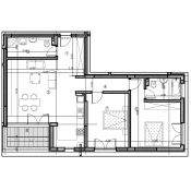 Apartament 3 camere, 110.6 mp
