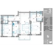 Apartamentul 3 - 3 camere, 110.7 mp (87.5)